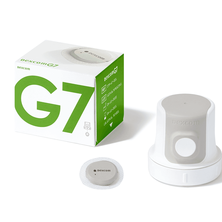 Dexcom G7, the sensor I wore before switching to the Stelo